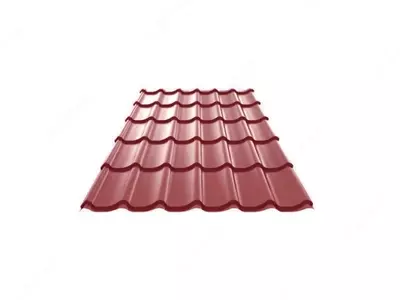 Металлочерепица Ламонтерра X (ПЭ-01-3005-0.4) Красное вино
