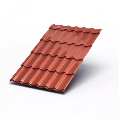 Металлочерепица Ламонтерра X (ПЭ-01-3005-0.45) Красное вино - Цена по запросу