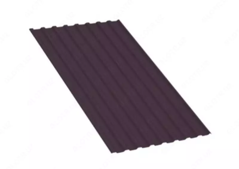 MP-20x1100-B (VALORI-20-Violet-0.5) profilli varaq Mat to'q binafsha