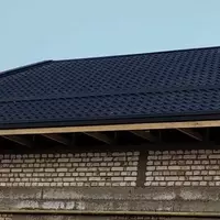 Металлочерепица Ламонтерра X (VikingMP-01-9005-0.45) Матовый Черный - по запросу