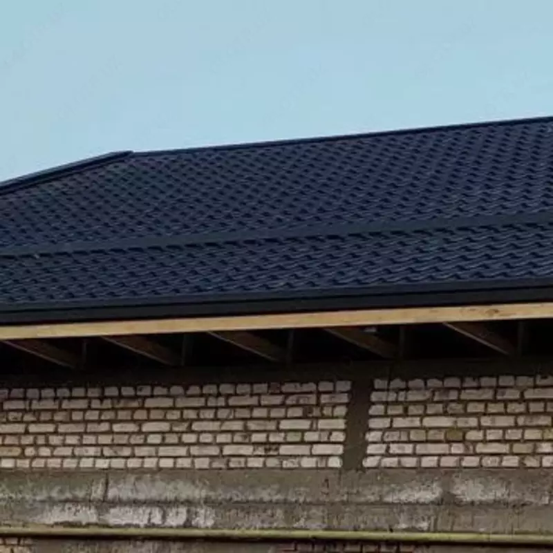 Металлочерепица Ламонтерра X (VikingMP-01-9005-0.45) Матовый Черный - по запросу