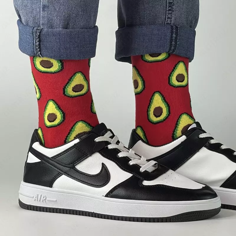Носки Авокадо красный