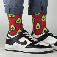 Носки Авокадо красный