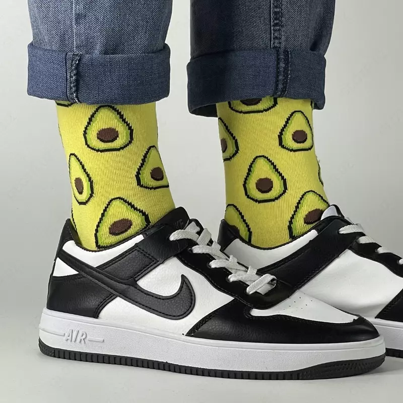 Носки Авокадо желтый