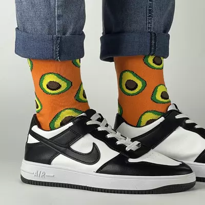 Носки Авокадо оранжевый