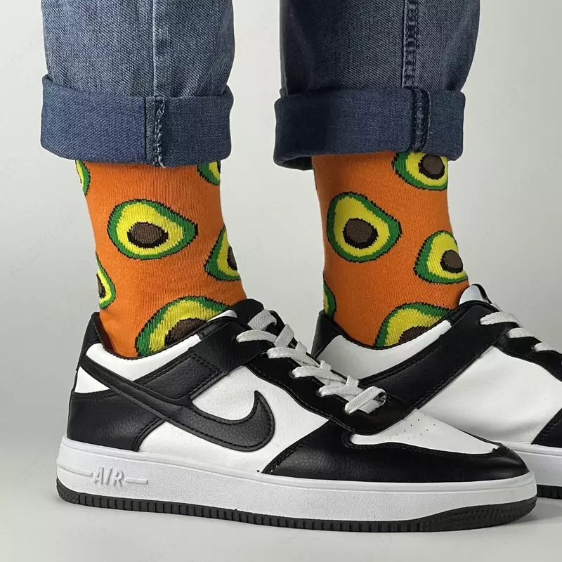 Носки Авокадо оранжевый
