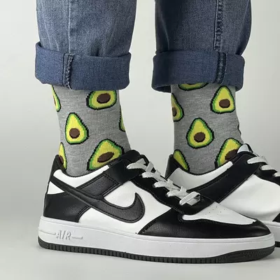 Носки Авокадо серый