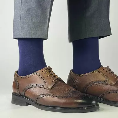 Темно синие носки