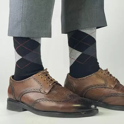 Носки с клетками