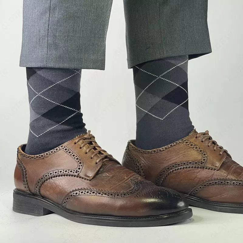 Носки с клетками