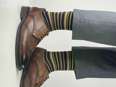 Полосатые носки