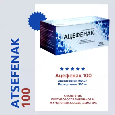 Yallig'lanishga qarshi dori Acefenac 100 mg