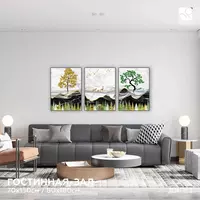 Интерьерная картина на холсте в багетной рамке (триптих) 80х180 см OOO "New Page Ads"