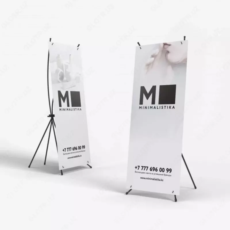 Reklama dizayni "O'rgimchak" X-banner universal 180x80cm/160x60cm - 110 000 so'm
