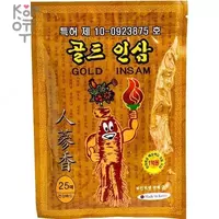 Gold Insam Pad Кореянинг кизил женьшенли пластыри Marviza