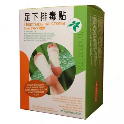Пластырь на стопы для выведения токсинов Foot Patch