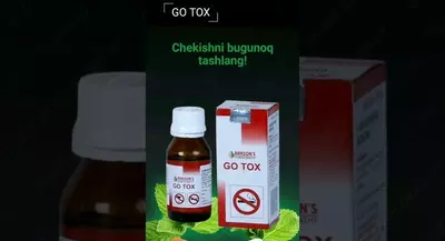 Chekish va alkogolga Qarshi samarali vosita GO TOX
