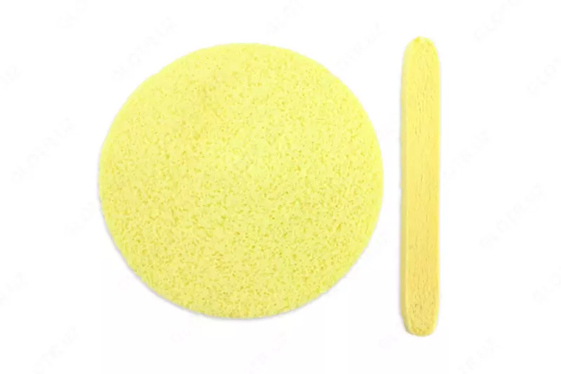 Спонж прессованный (гладкая структура) - натуральный