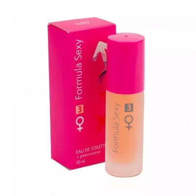 Ayollar uchun feromonli atir Formula Sexy, 30 ml.
