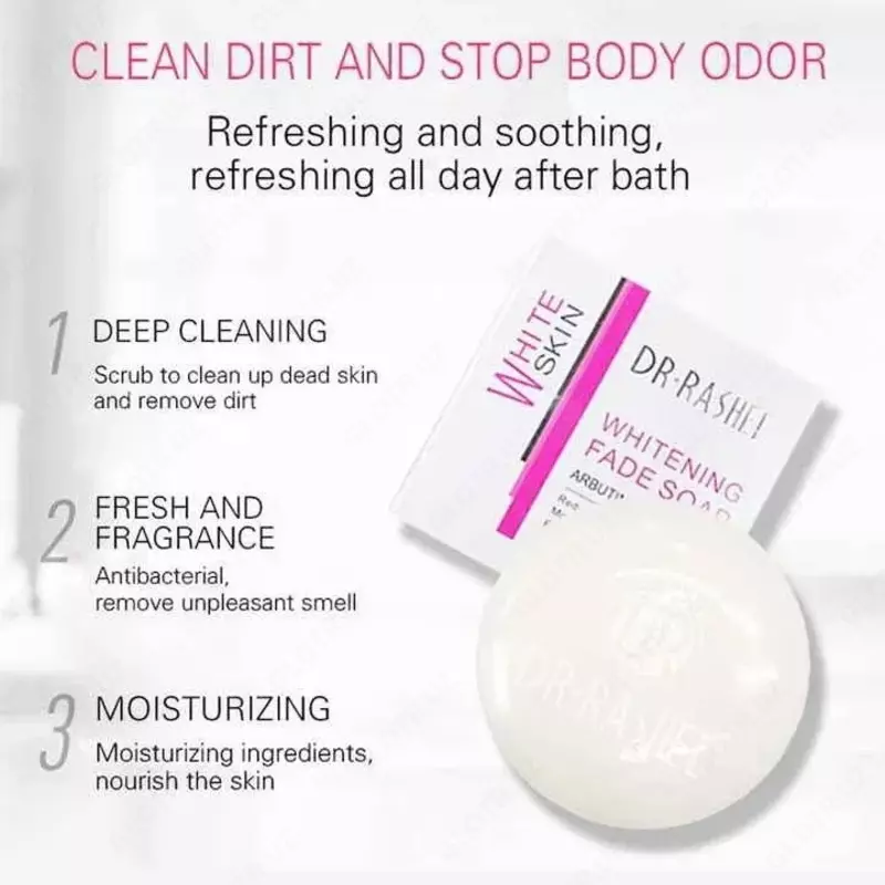 Отбеливающее Мыло Dr. Rashel White Skin Fade Soap c Арбутином и Ниацином