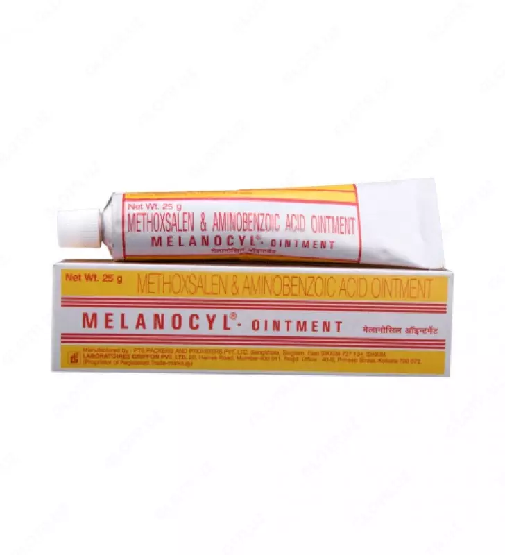 Мазь Меланоцил (Melanocyl-ointment) от псориаза и витилиго, 25 gr.