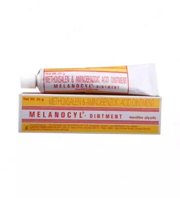 Мазь Меланоцил (Melanocyl-ointment) от псориаза и витилиго, 25 gr.