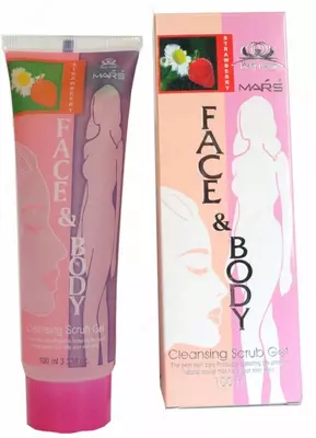 Face Body крем для пилинга кожы лица и тела