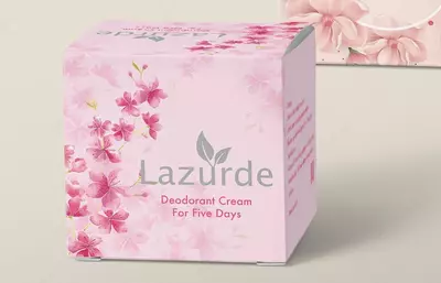 Парфюмерный крем-дезодорант Lazurde от запаха пота