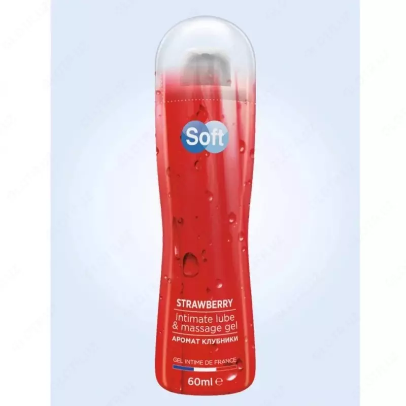 Гель-лубрикант клубничный Soft Strawberry lubricant gel