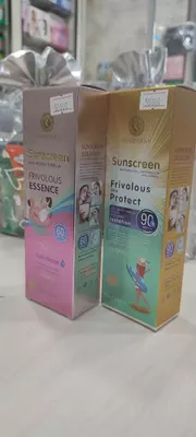 Солнцезащитный крем с максимальной защитой Sunscreen Frivolous Skin Protect SPF 90, 100 мл