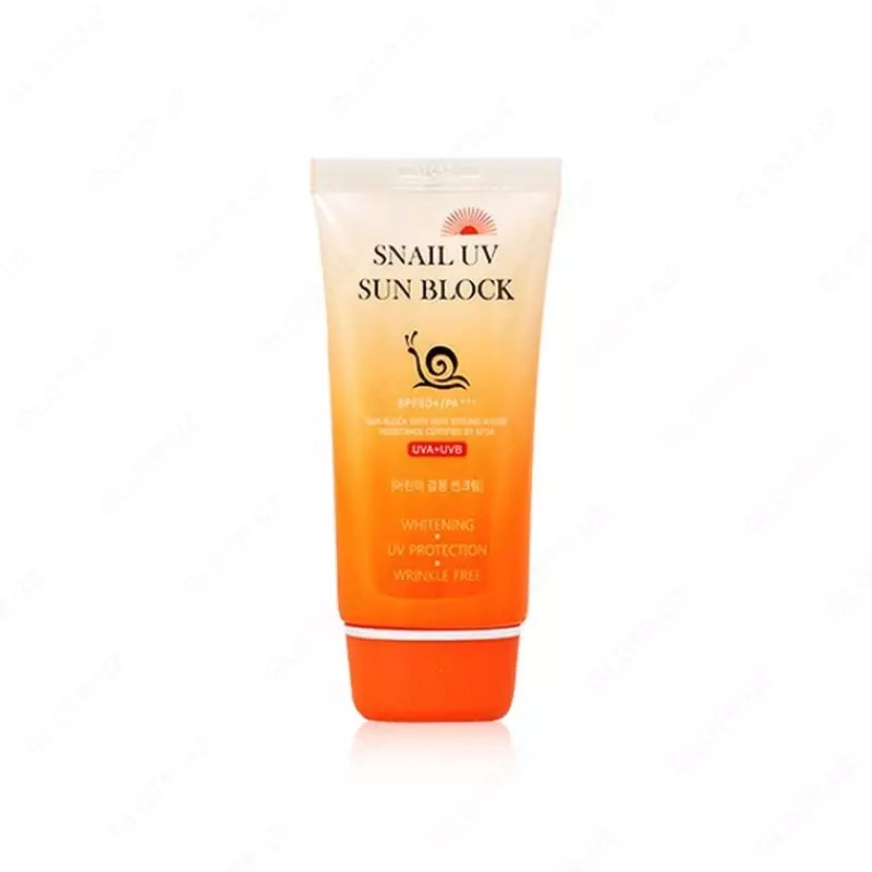 Солнцезащитный крем Jigott Snail UV Sun Block SPF 50+, 70 мл.