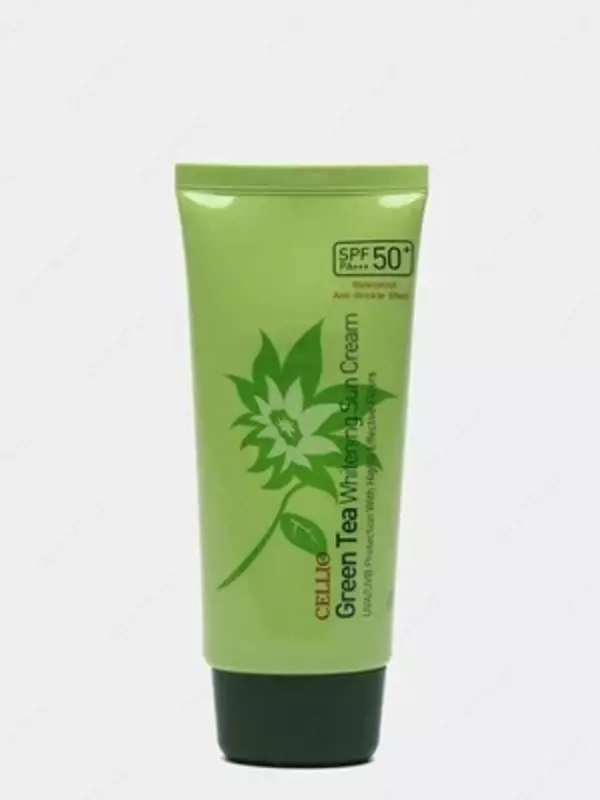Yuzni quyoshdan himoyalovchi krem Cellio Green Tea Whitening Sun Cream SPF50