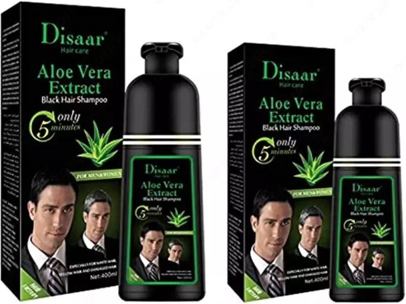Aloe Vera ekstraktli oq sochlar uchun shampun-kraska Disaar