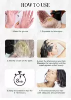 Jenshen ekstrakti va ilon yog'ili oq sochlar uchun Disaar shampun-kraskasi Chakana savdo