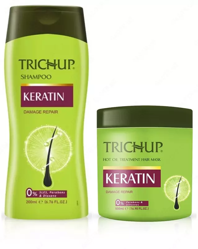 Маска для волос Кератин Тричап Trichup Keratin Hair Mask, 500 мл