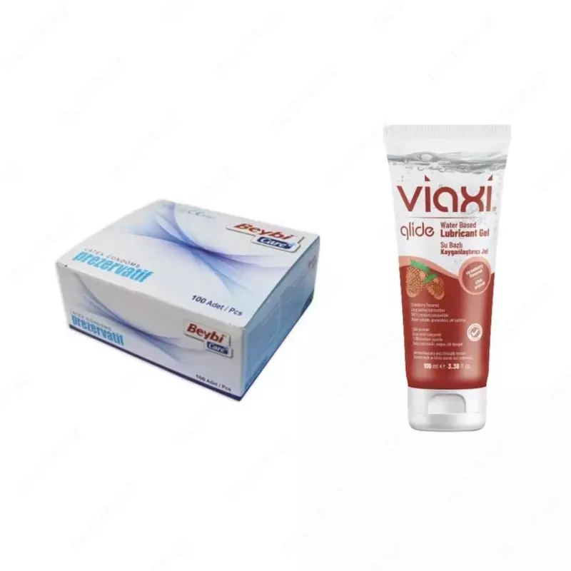 Гель-лубрикант VIAXI со вкусом клубники, 100 мл