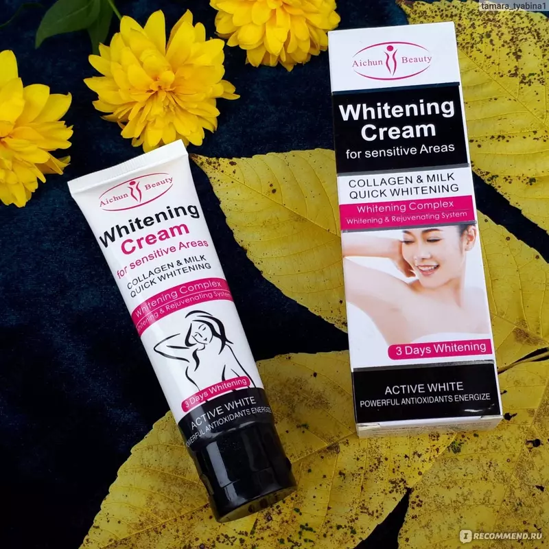 Intim va nozik joylarni oqartiruvchi krem Aichun Beauty