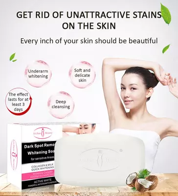 Отбеливающее мыло для интимных зон Aichun Beauty Whitening Dark Spot Remover Отбеливающее мыло для интимных зон Aichun Beauty Whitening Dark Spot Remover