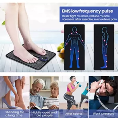 Тренажёр-миостимулятор EMS Foot Massager, для мышц ног и стоп