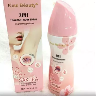 Антиперспирант Kiss Beauty 3 In 1 Fragrant Body Spray