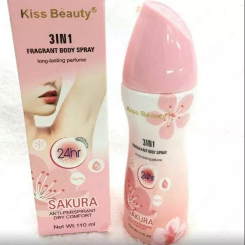 Антиперспирант Kiss Beauty 3 In 1 Fragrant Body Spray