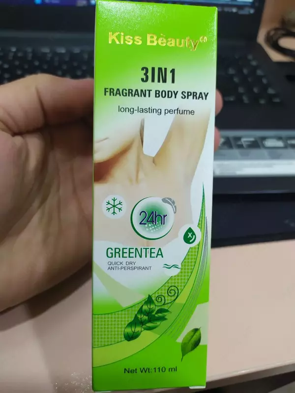 Антиперспирант Kiss Beauty 3 In 1 Fragrant Body Spray