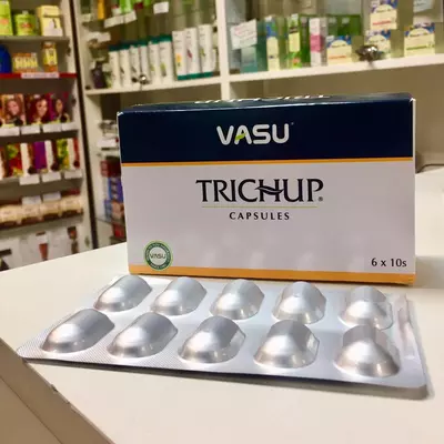 Капсулы против выпадения волос Тричап (Vasu Trichup Capsules)