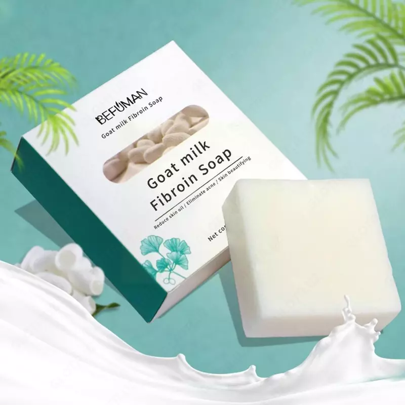 Фиброиновое мыло из козьего молока Befuman Silk Protein Skin Repair