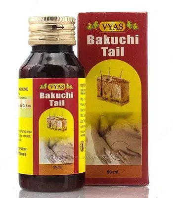 Масло Bakuchi Tail от витилиго и лейкодермы (Бакучи Таил)