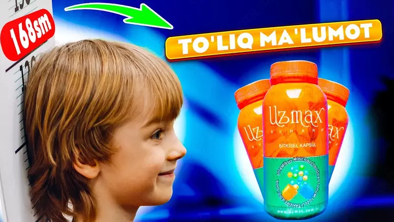 Bo'y o'stiruvchi vitaminlar Uzmax