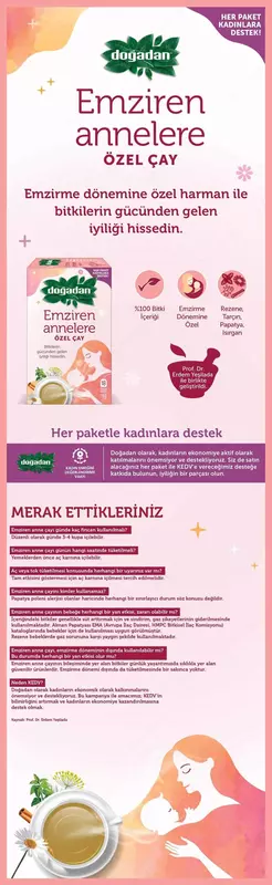 Emizikli ayollar uchun maxsus ozdiruvchi choy Dogadan