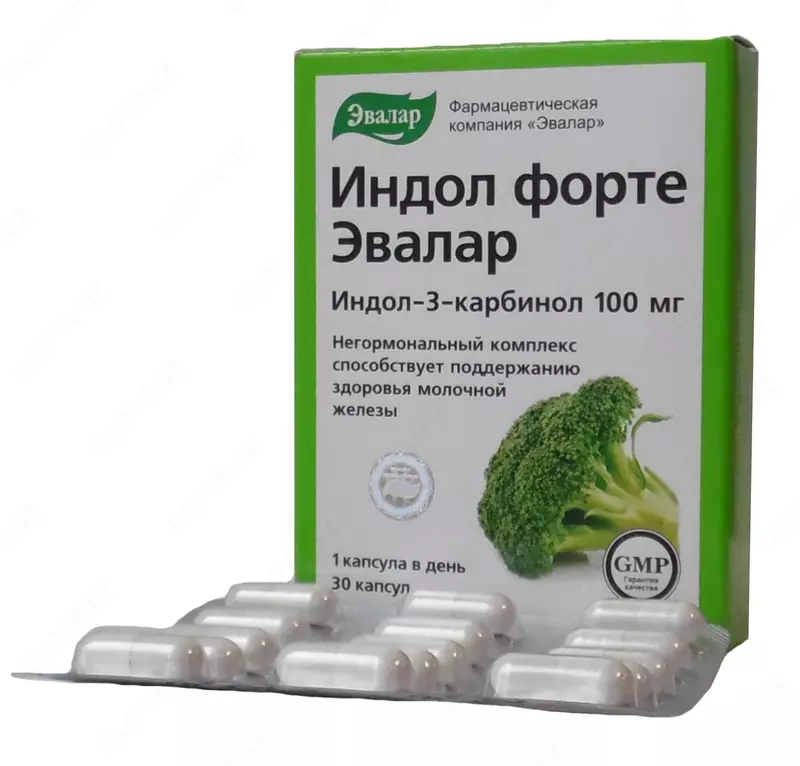 Индол форте для защиты женской груди (Эвалар)
