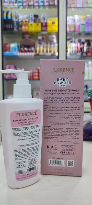 Жидкое мыло для интимных мест Florence Baby Powder Pink