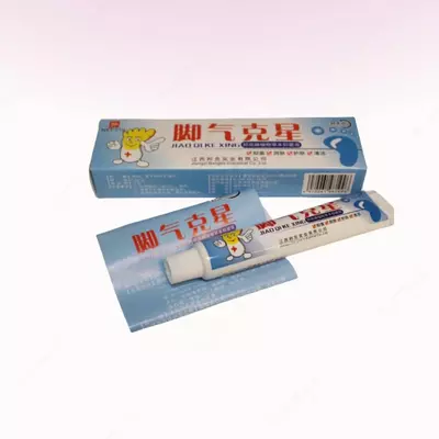 Мазь от кожанного грибка и пота ног Jiao Qi Ke Xing (желтые ножки)